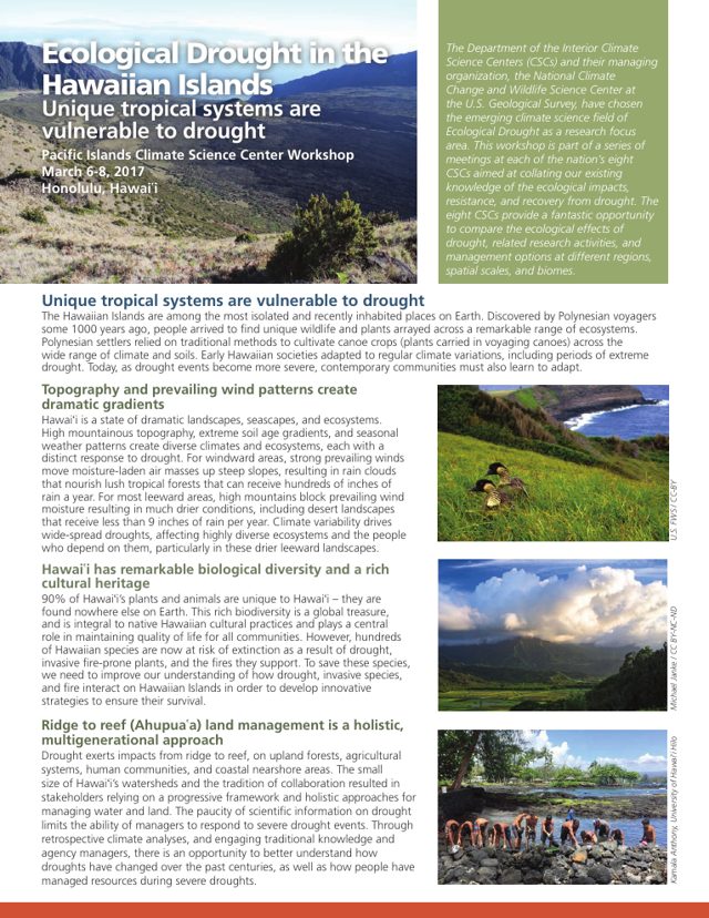 Cover of Ecological Drought in the Hawaiian Islands