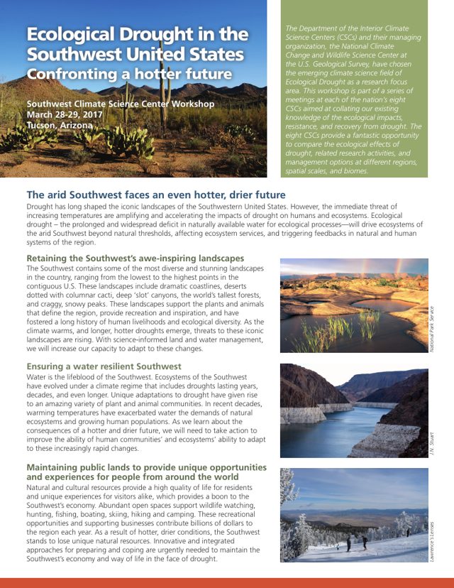 Cover of Ecological Drought in the Southwest United States