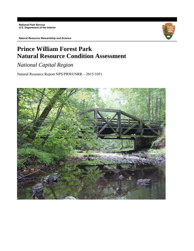 Cover of Prince William Forest Park Natural Resource Condition Assessment